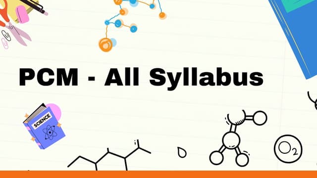 Class 12 PCM Online Course – CBSE & JEE Main Aligned