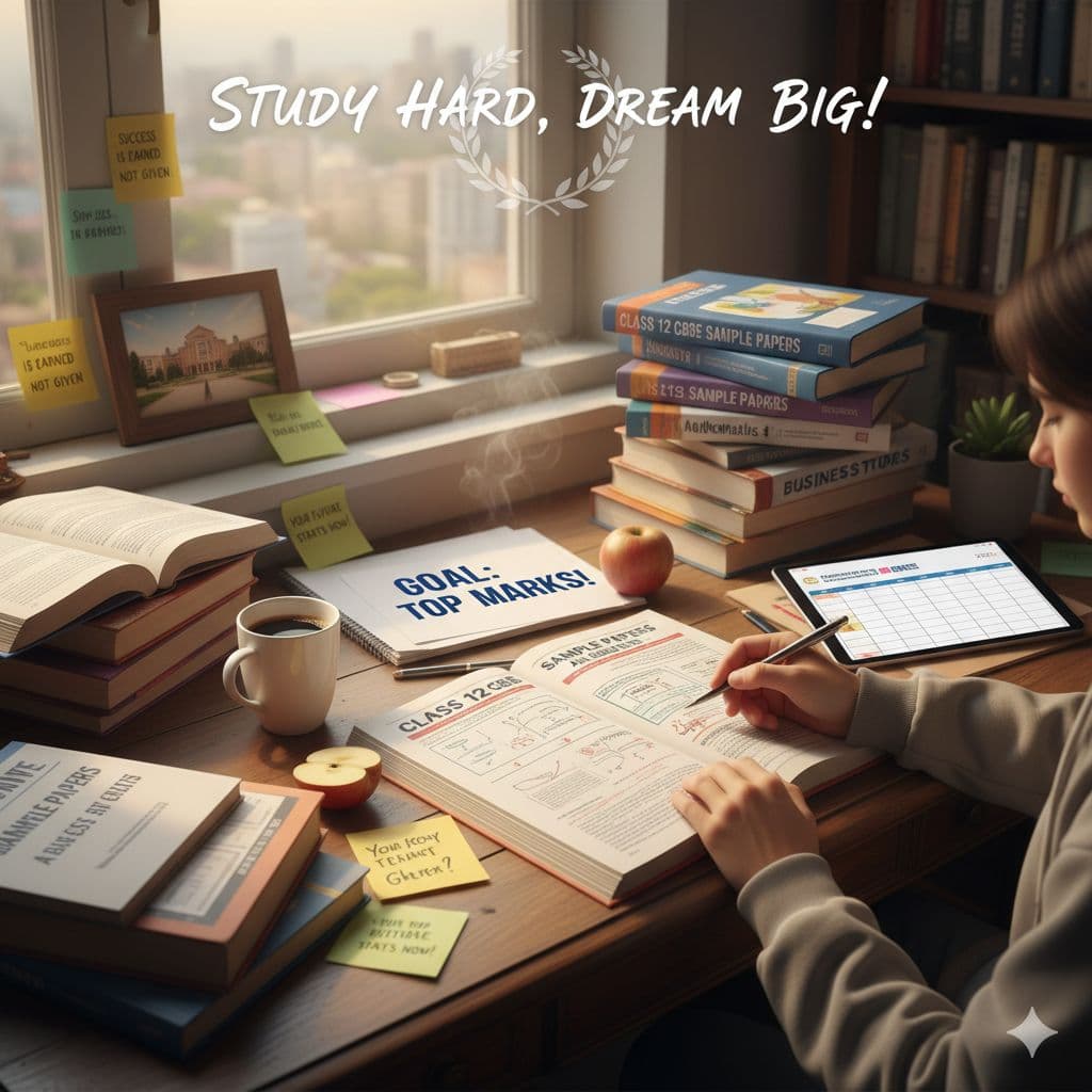 Students preparing for CBSE board exams